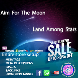 Aim for the Moon Land among STARS